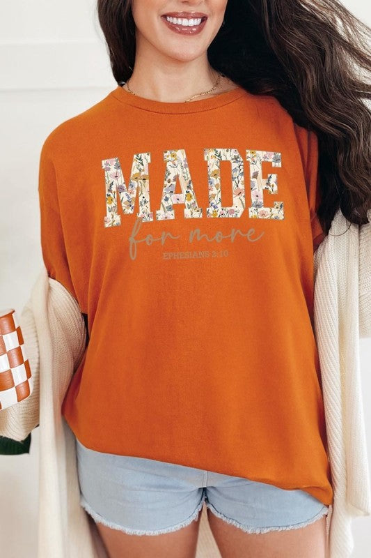 Made for More Faith Graphic Plus Heavy Cotton Tee