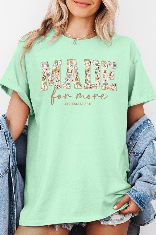 Made for More Faith Graphic Plus Heavy Cotton Tee