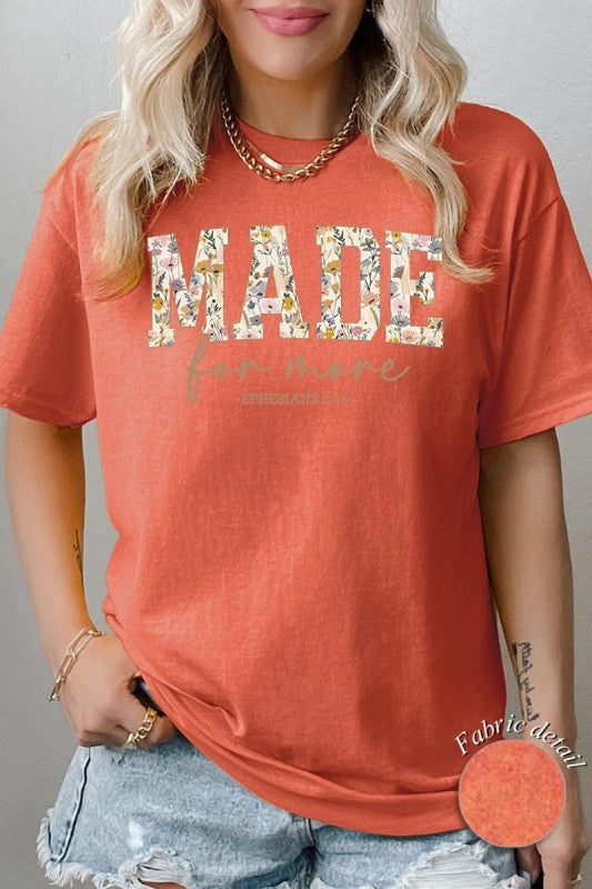Made for More Faith Graphic Plus Heavy Cotton Tee